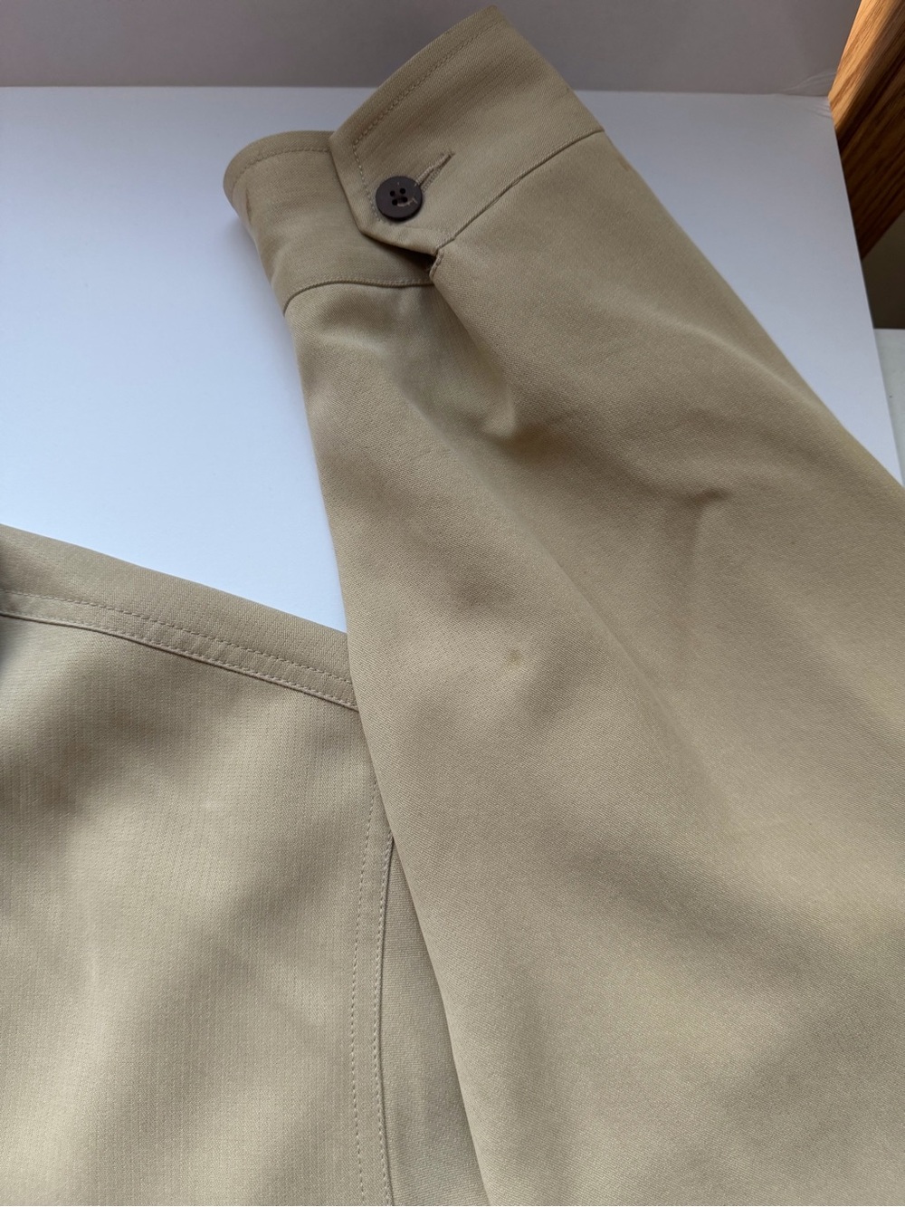 Tommy Bahama Men’s XXL 100% Silk Beige Full-Zip Jacket - Picture 8 of 16